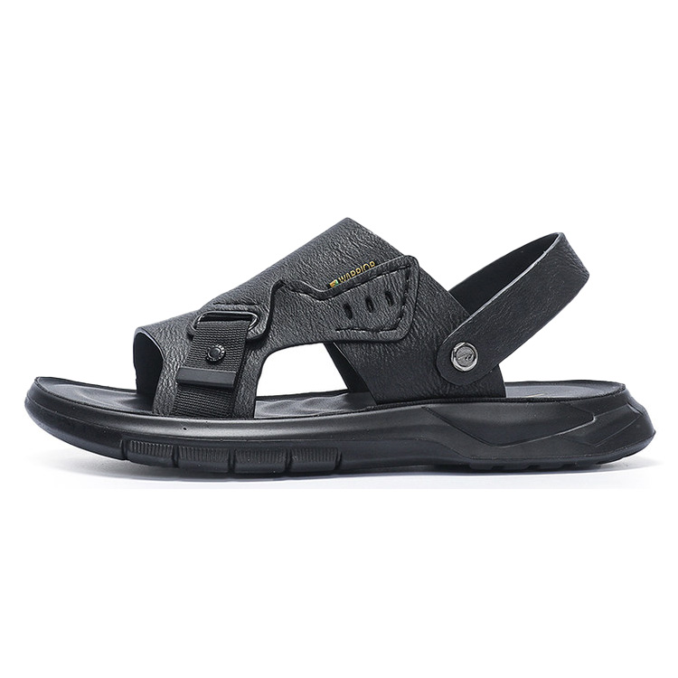 

WARRIOR Пляжные сандалии, износостойкие, удобные, мужские, черные