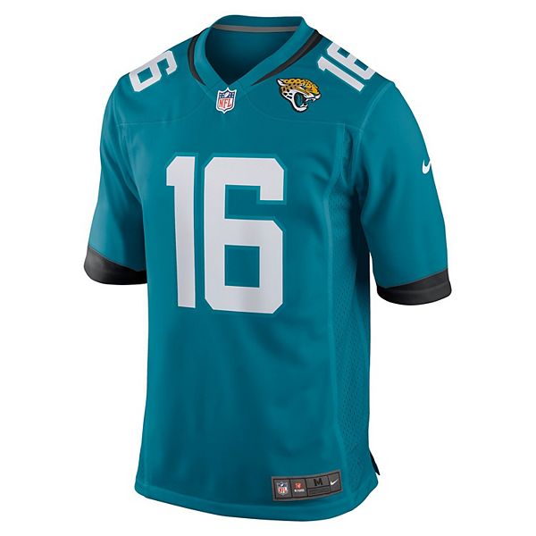 Мужская футболка Trevor Lawrence Teal Jacksonville Jaguars 2021 NFL Draft First Round Pick Game Nike — фото 3