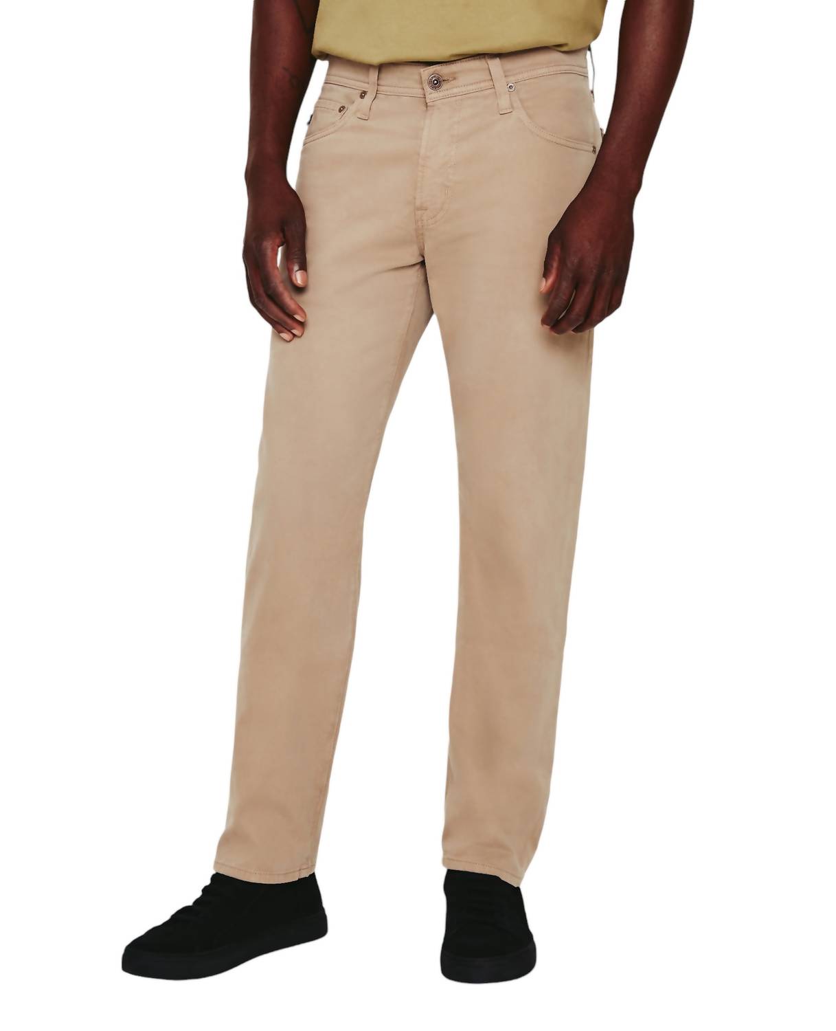 

Мужские узкие прямые брюки из шелка и бамбука AG Jeans, цвет silk bamboo