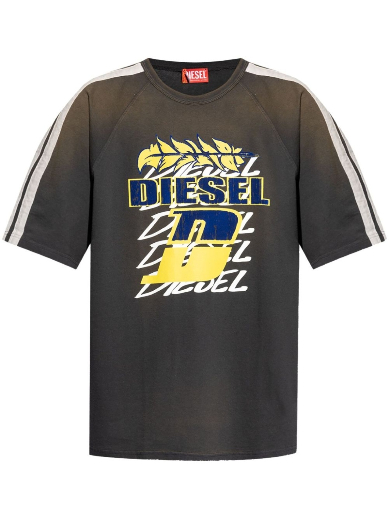 

Diesel футболка из хлопка с принтом логотипа, черный