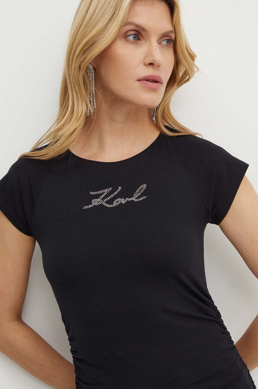 

Футболка Карла Лагерфельда Karl Lagerfeld, черный