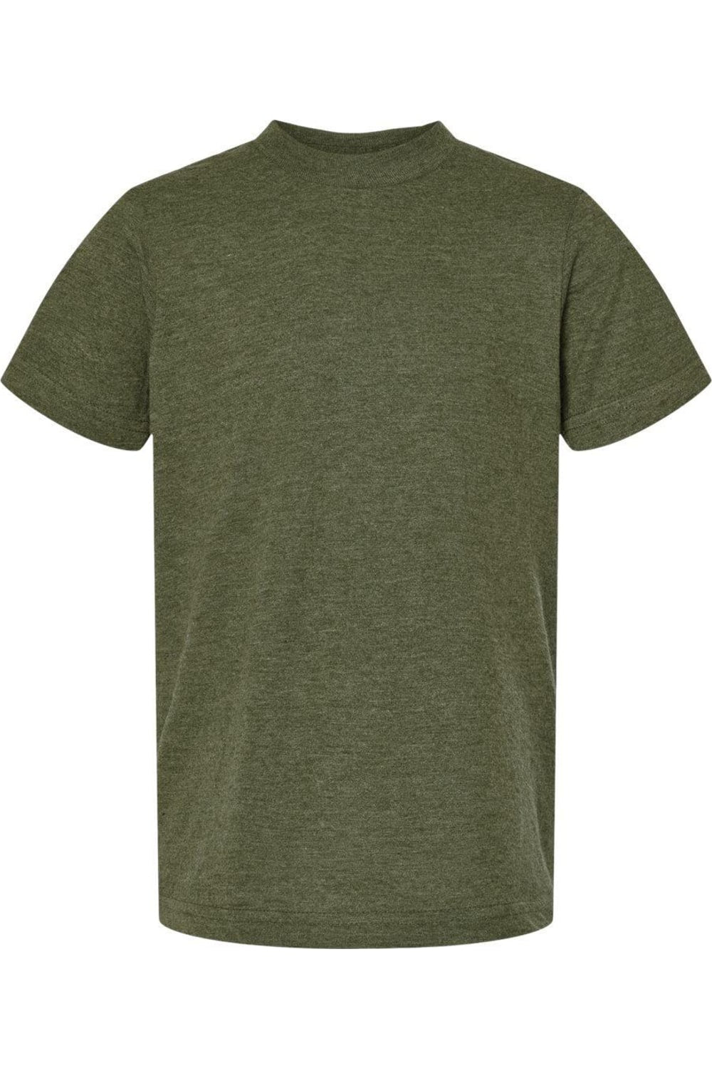 

Футболка Tultex Youth Fine Jersey, цвет heather military green