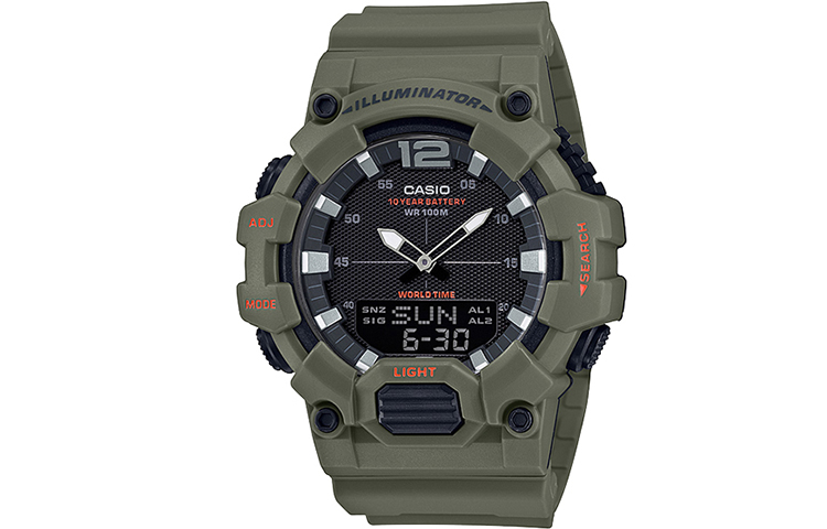 

Мужские молодежные черные часы HDC-700-3A2 CASIO