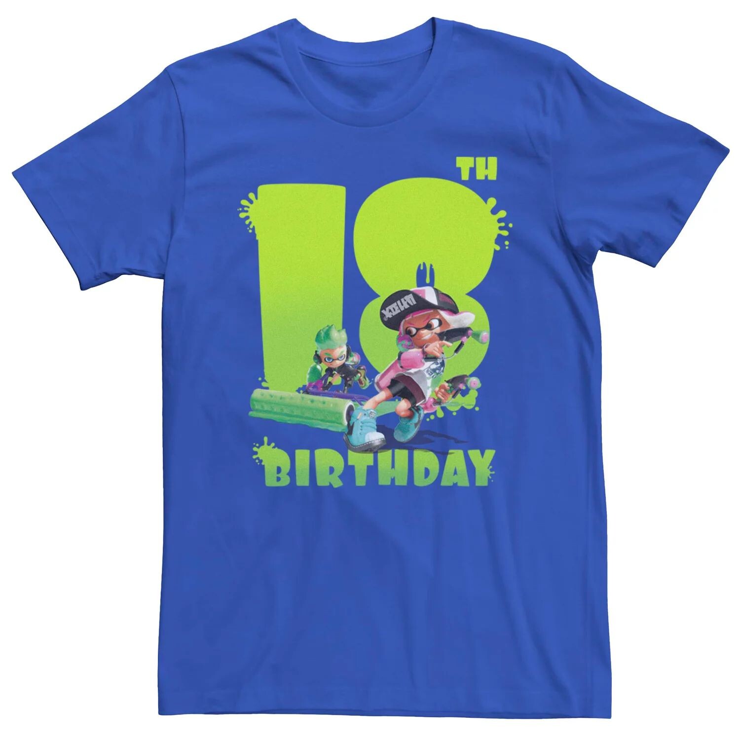 

Мужская футболка на 18-летие Nintendo Splatoon Licensed Character