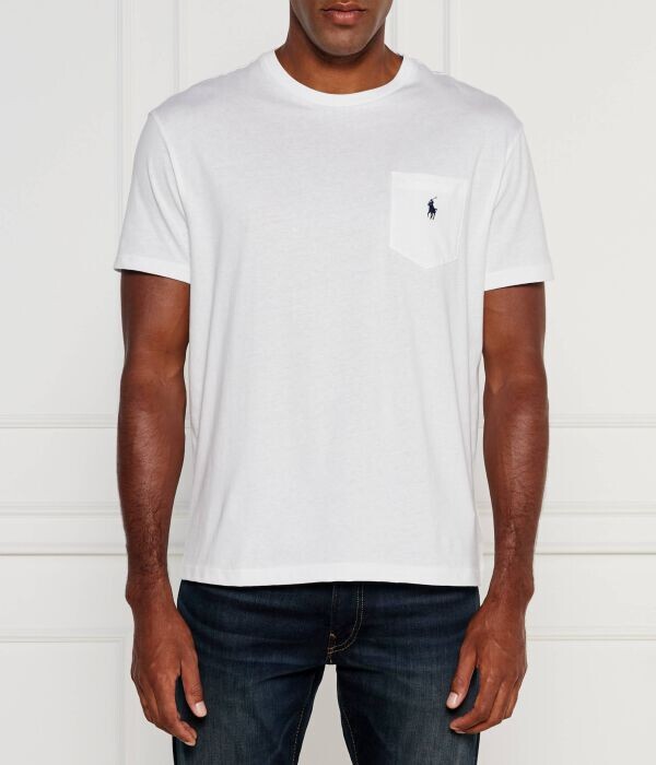 

Футболка Polo Ralph Lauren с карманом, белый