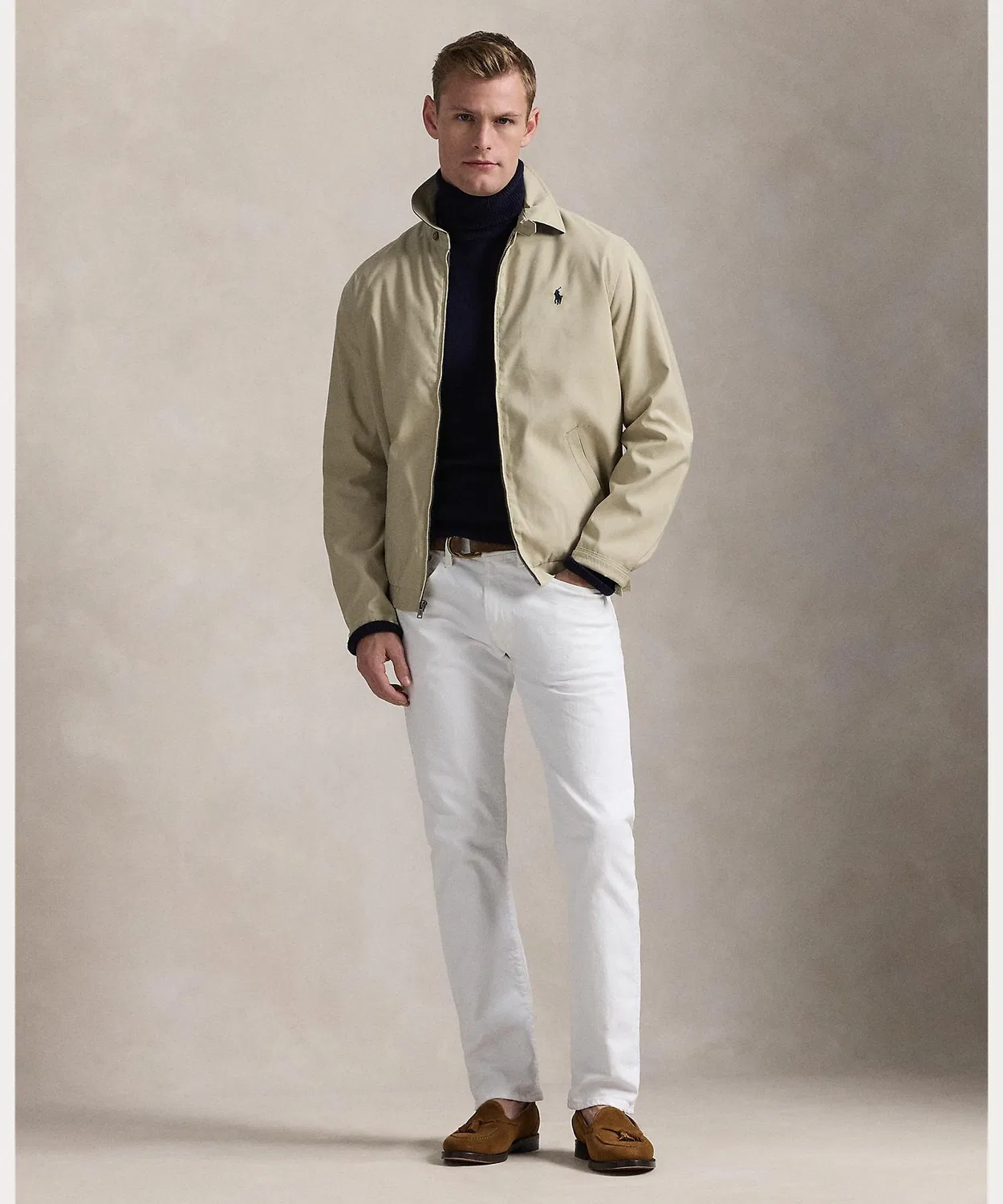Ветровка с конструкцией Vスイング, Polo Ralph Lauren, коричневая — фото 3
