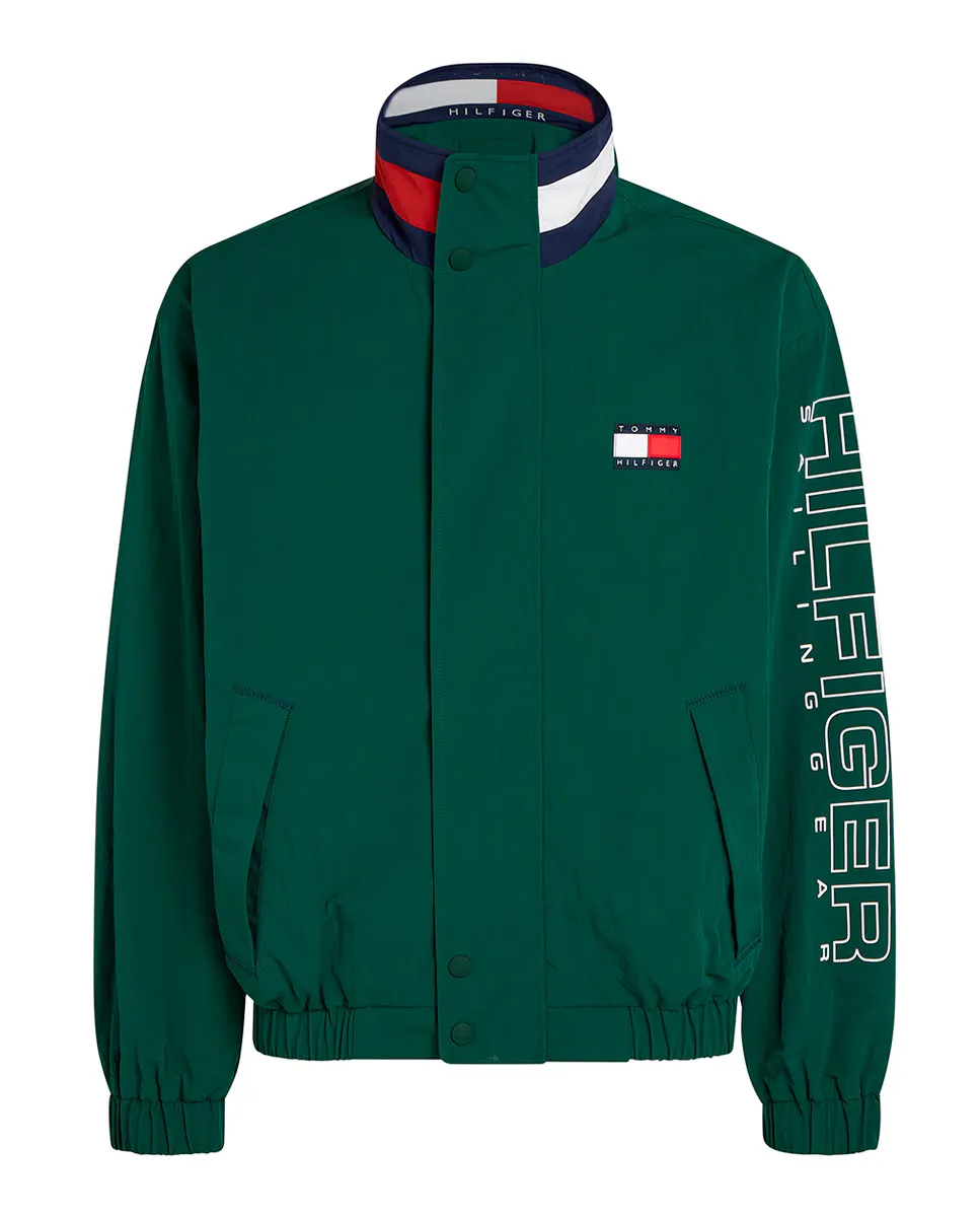 

SAILING CAPSULE: Мужская куртка с фирменной символикой Tommy Hilfiger, темно-зеленый