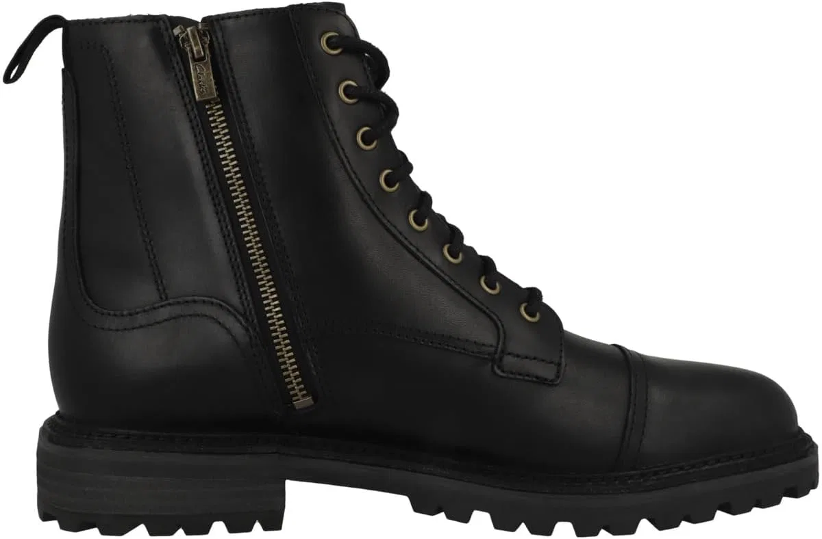 Мужские ботинки Clarks Clarkridge Hi Trainers, Black — фото 3