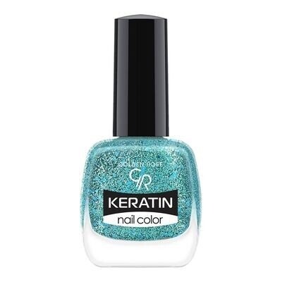 

Кератиновый лак для ногтей 409 Golden Rose, Keratin Glitter Nail Color