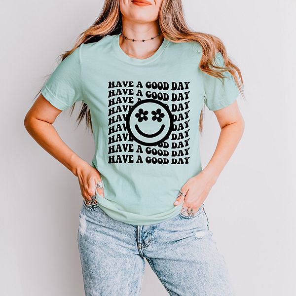

Футболка с коротким рукавом Have a good day star smiley face Simply Sage Market, Seafoam, Зеленый, Футболка с коротким рукавом Have a good day star smiley face Simply Sage Market, Seafoam