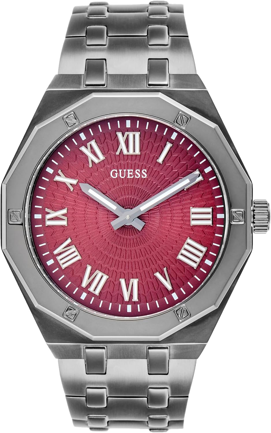 

Guess, мужские часы, 42 мм, Gunmetal/Gunmetal/Blue