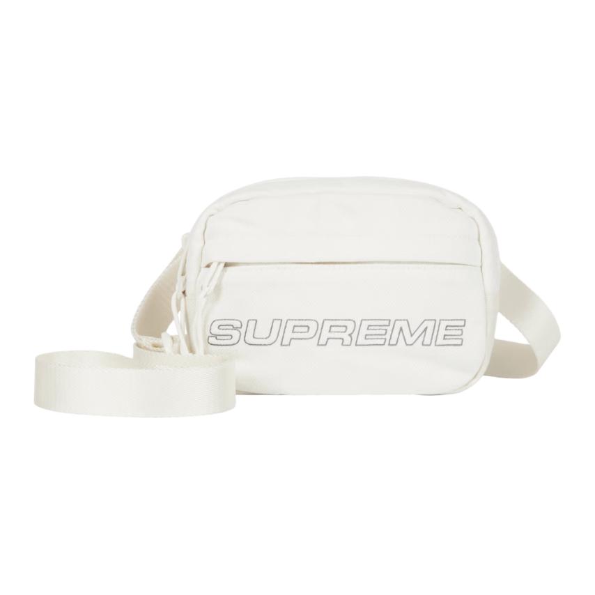 

Supreme Нейлоновая мини-сумка через плечо женская белая, White