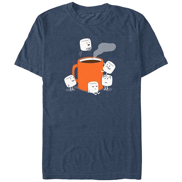 

Футболка с принтом Big & tall hot chocolate marshmellow cannonball Licensed Character