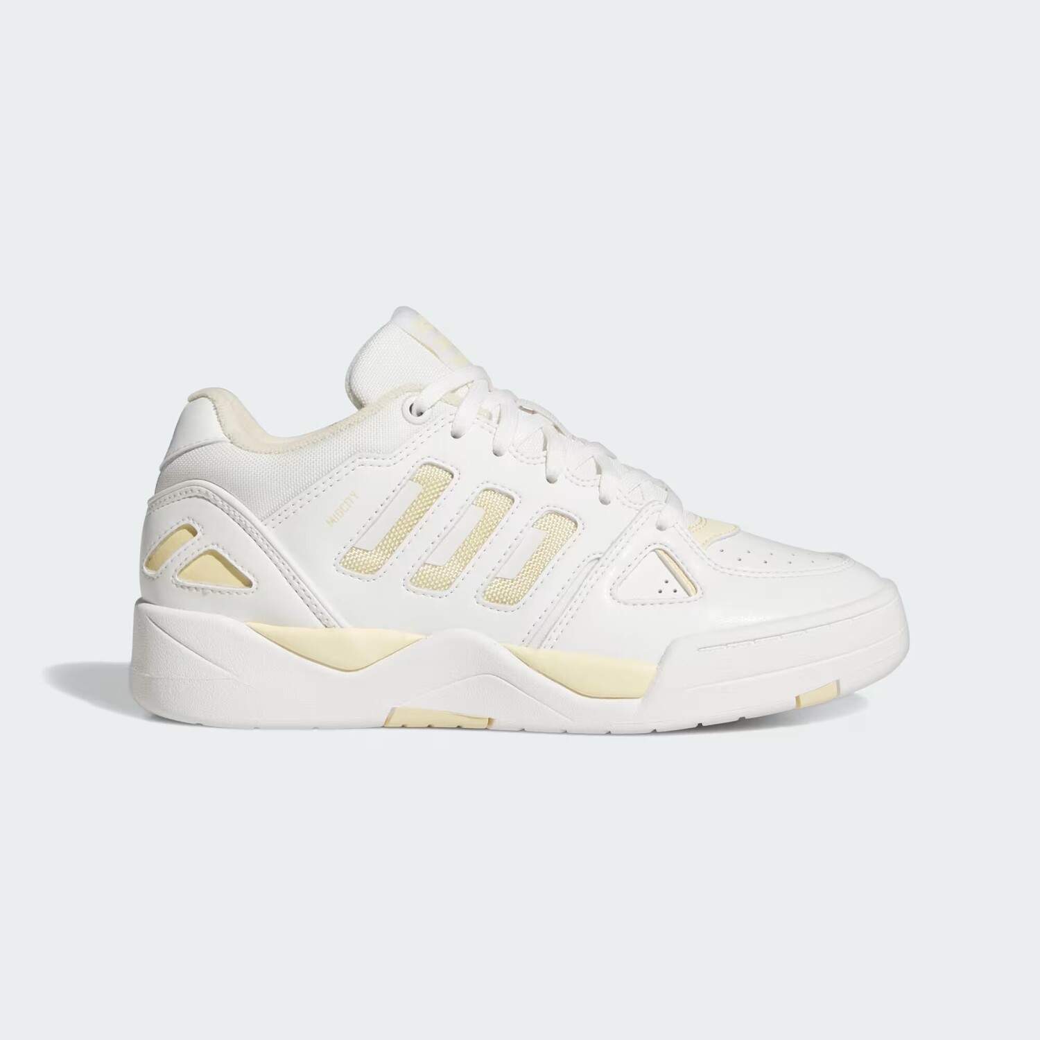 

Кроссовки MIDCITY LOW W Adidas, цвет Core White/Easy Yellow/Core White