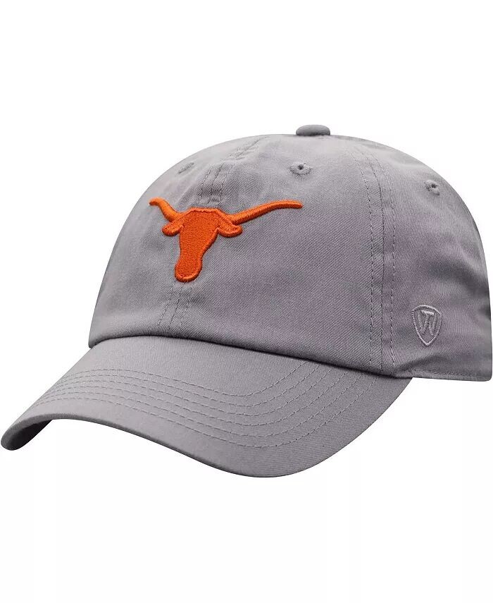 

Мужская серая регулируемая шляпа со штапиками Texas Longhorns Top Of The World, серый