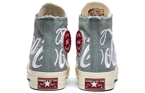 Кроссовки kith x coca-cola x chuck 70 hi 'friends & family' Converse, серый — фото 4