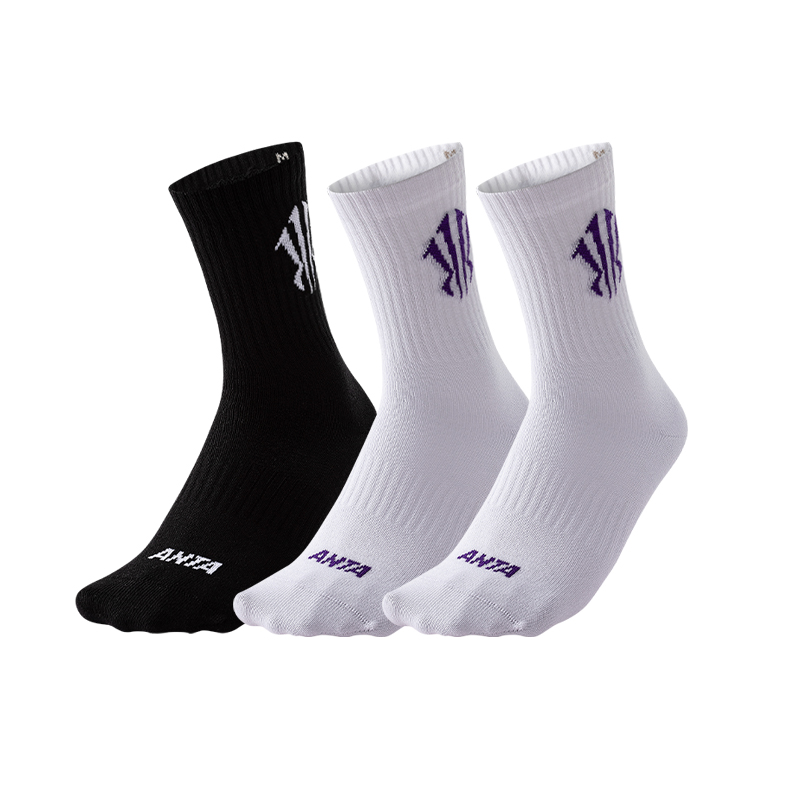 

Универсальные баскетбольные носки 3 пары ANTA, фиолетовый