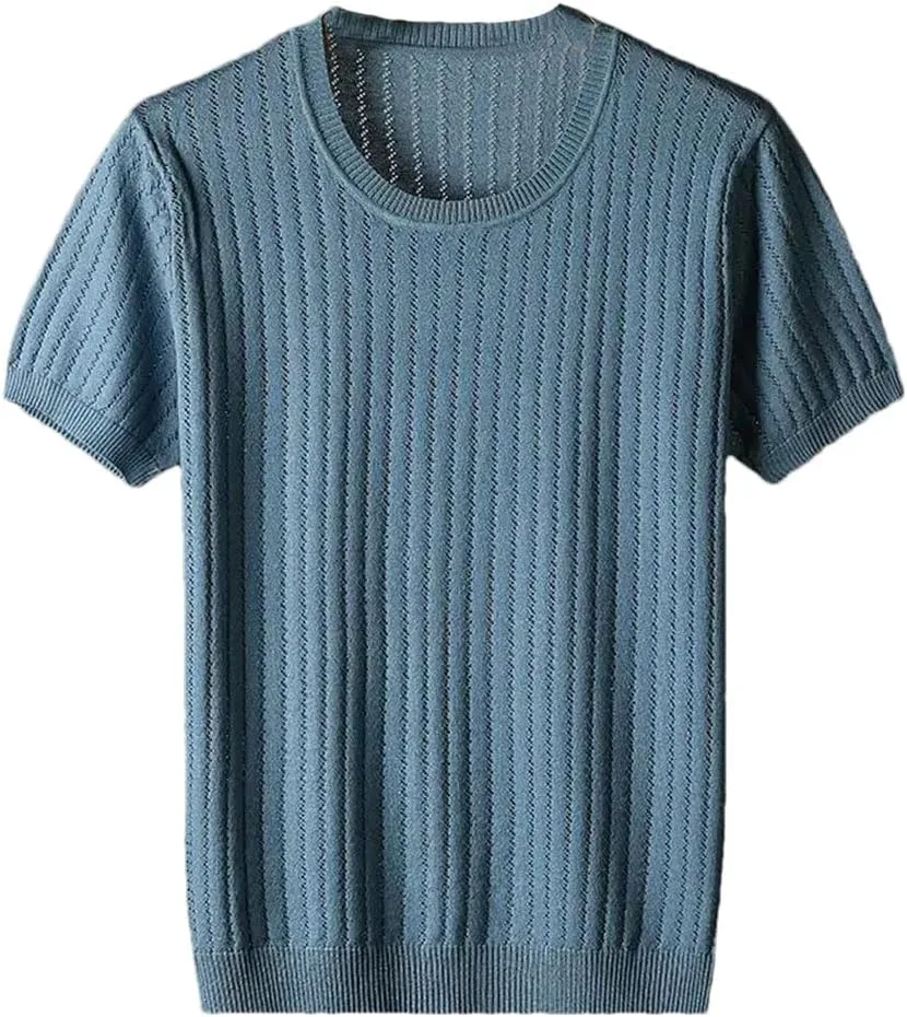 

Мужской пуловер с коротким рукавом