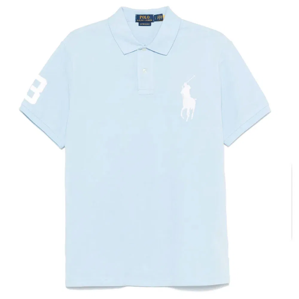 Поло Polo Ralph Lauren Big Pony голубое
