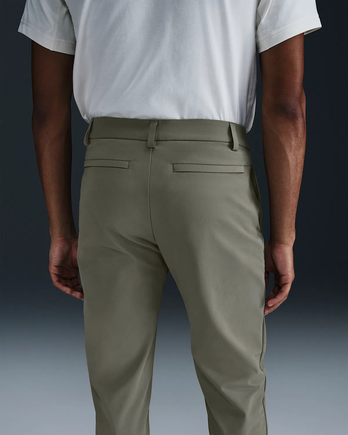Мужские брюки-чинос Dri-FIT Slim Nike 24.7 PerfectStretch, Light Army/Black/Steel Green — фото 3