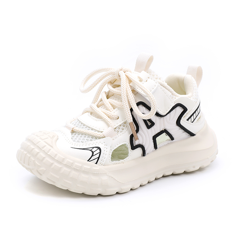 

Детские сандалии с низким верхом, нескользящие, износостойкие, дышащие RHOBESAM, экрю