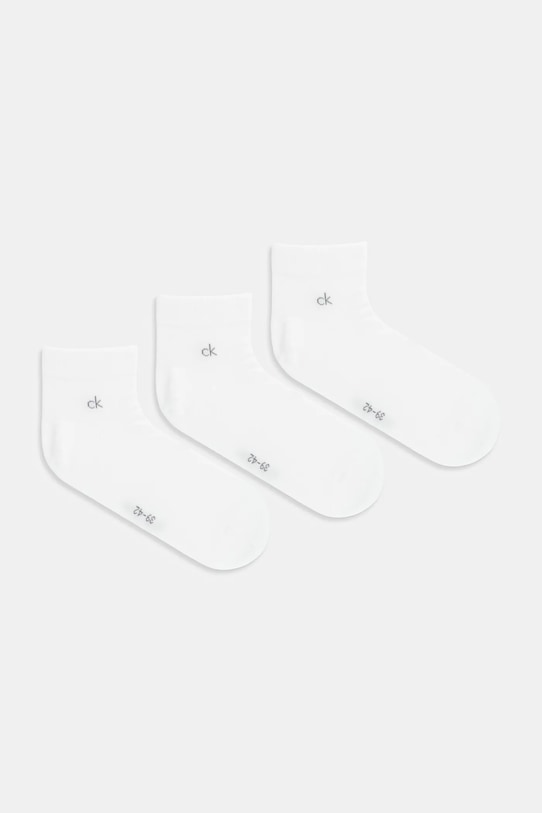 

Носки 3 пары Calvin Klein, белый
