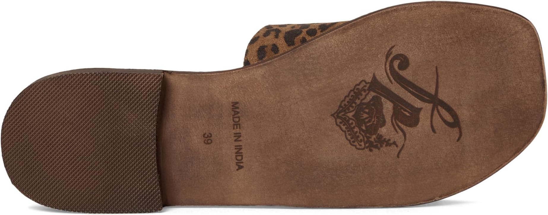 Сандалии Free People Verona Slide Sandals, цвет Chestnut Leopard — фото 3