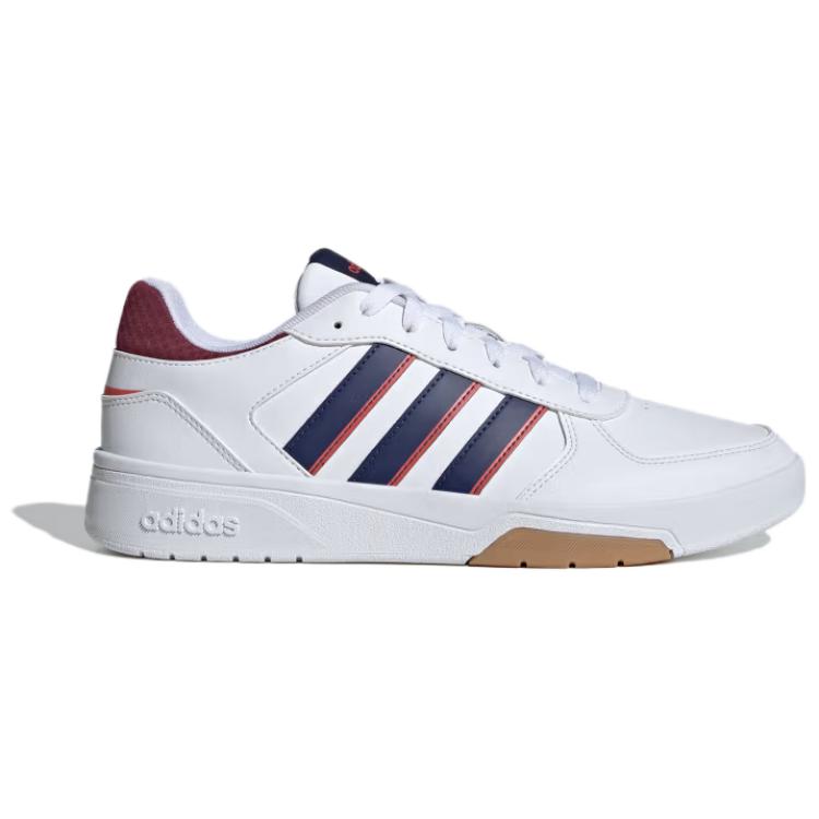 Adidas VL COURT 2.0 Low-Top Skateboard Shoes Men's White Blue — фото 3