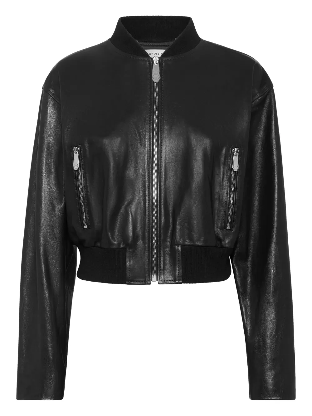 

Укороченный бомбер Philipp Plein, черный