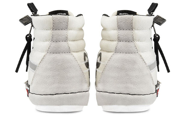 Кроссовки Vans SK8-HI Reissue CAP 'Reflective', цвет marshmallow/black — фото 4