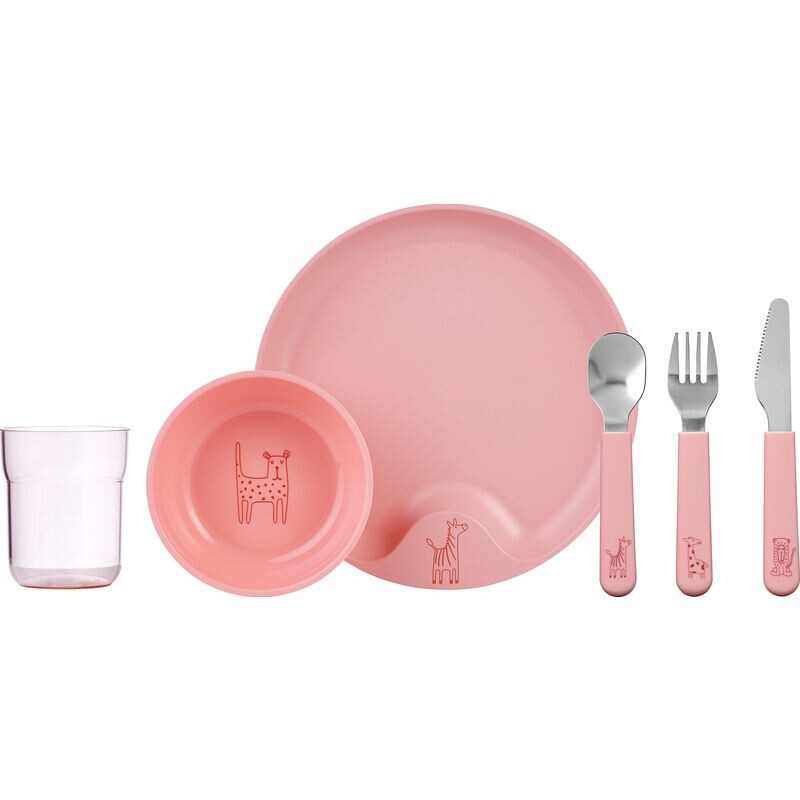 

Набор детской посуды Mio Deep Pink 6 предметов MEPAL, 1 шт.