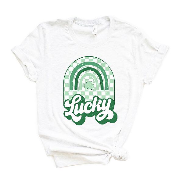 

Футболка Lucky shamrock rainbow с коротким рукавом Simply Sage Market, White, Белый, Футболка Lucky shamrock rainbow с коротким рукавом Simply Sage Market, White