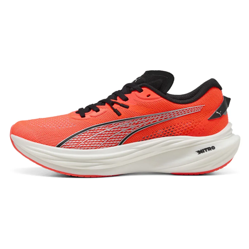 Беговые кроссовки Puma Deviate Nitro 3, оранжевый — фото 4