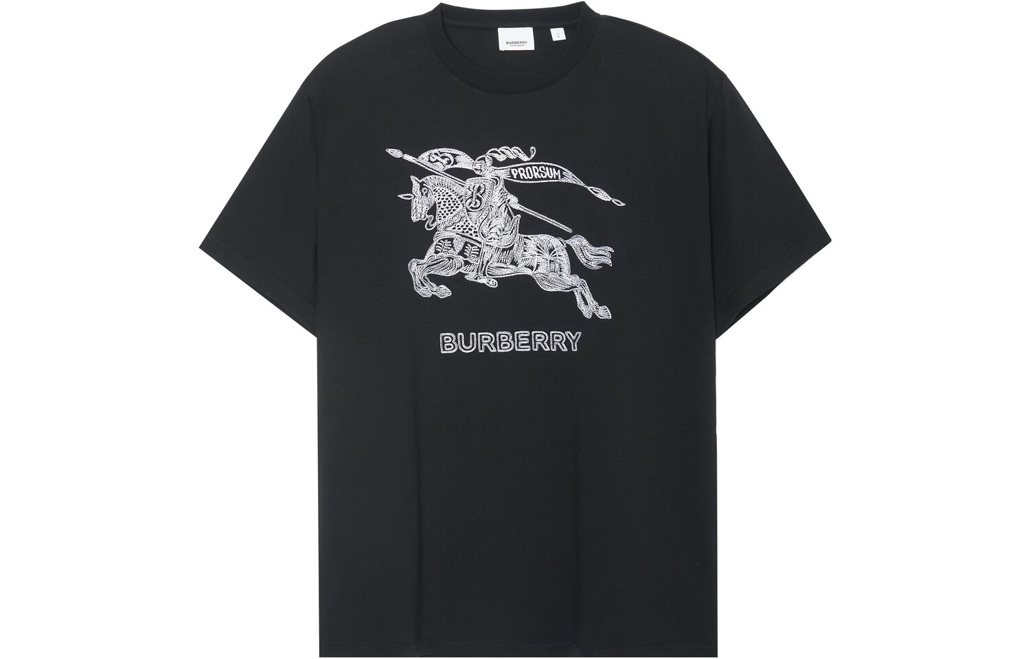 

Мужская футболка Burberry, цвет Black