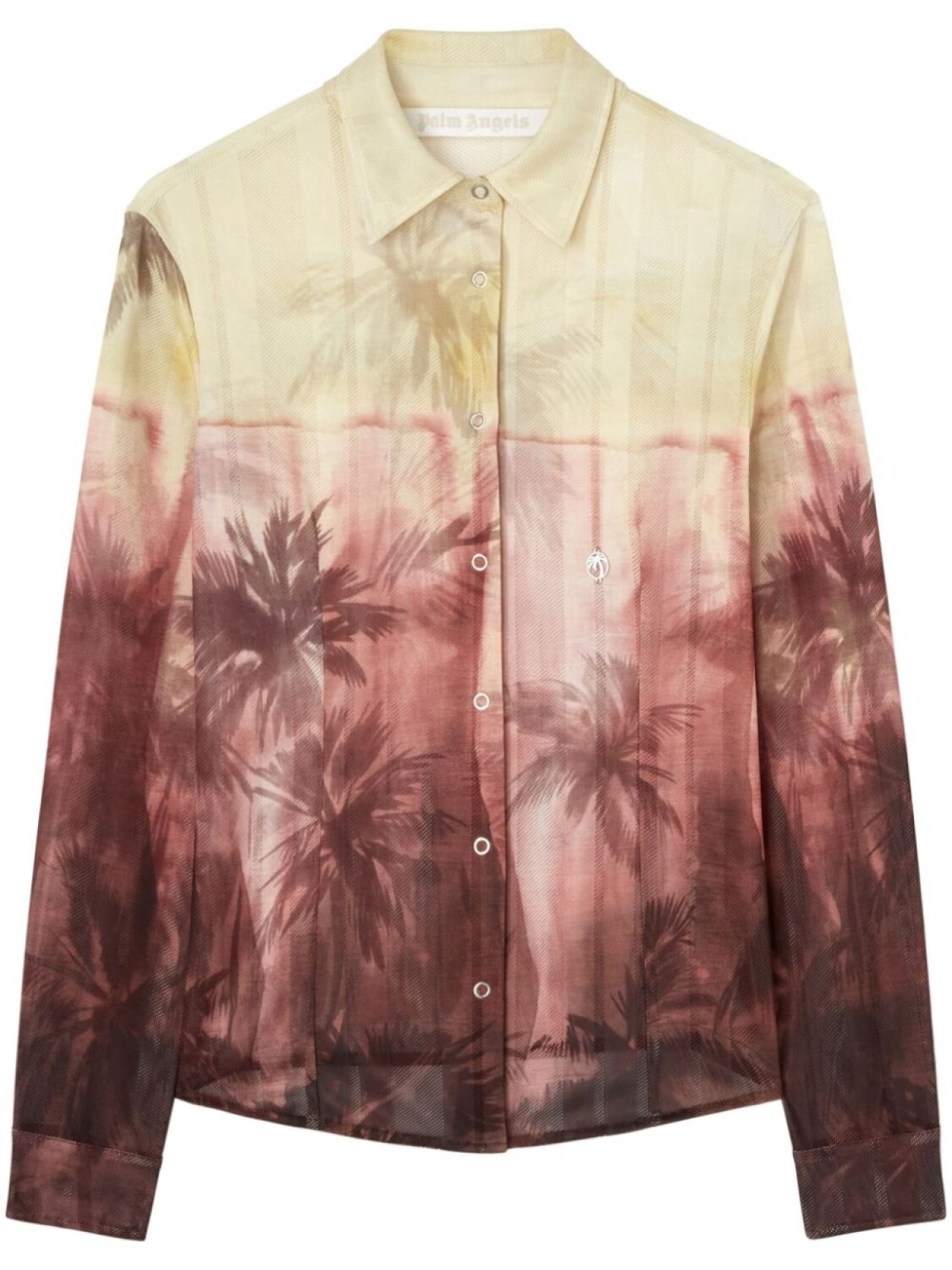 

Palm Angels рубашка Sunset Palms, нейтральный