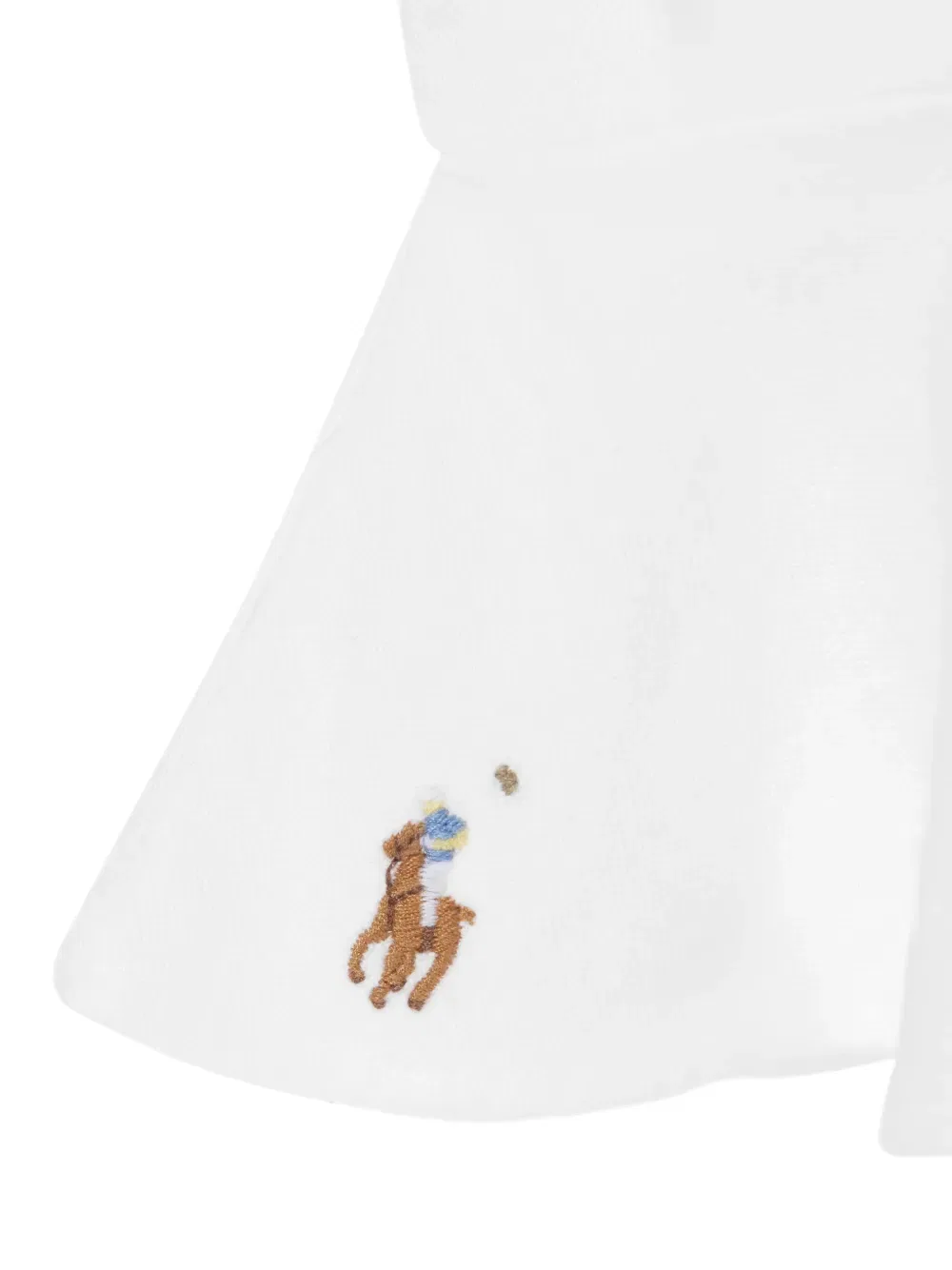 Хлопковая блузка Polo Ralph Lauren Kids, белый — фото 3