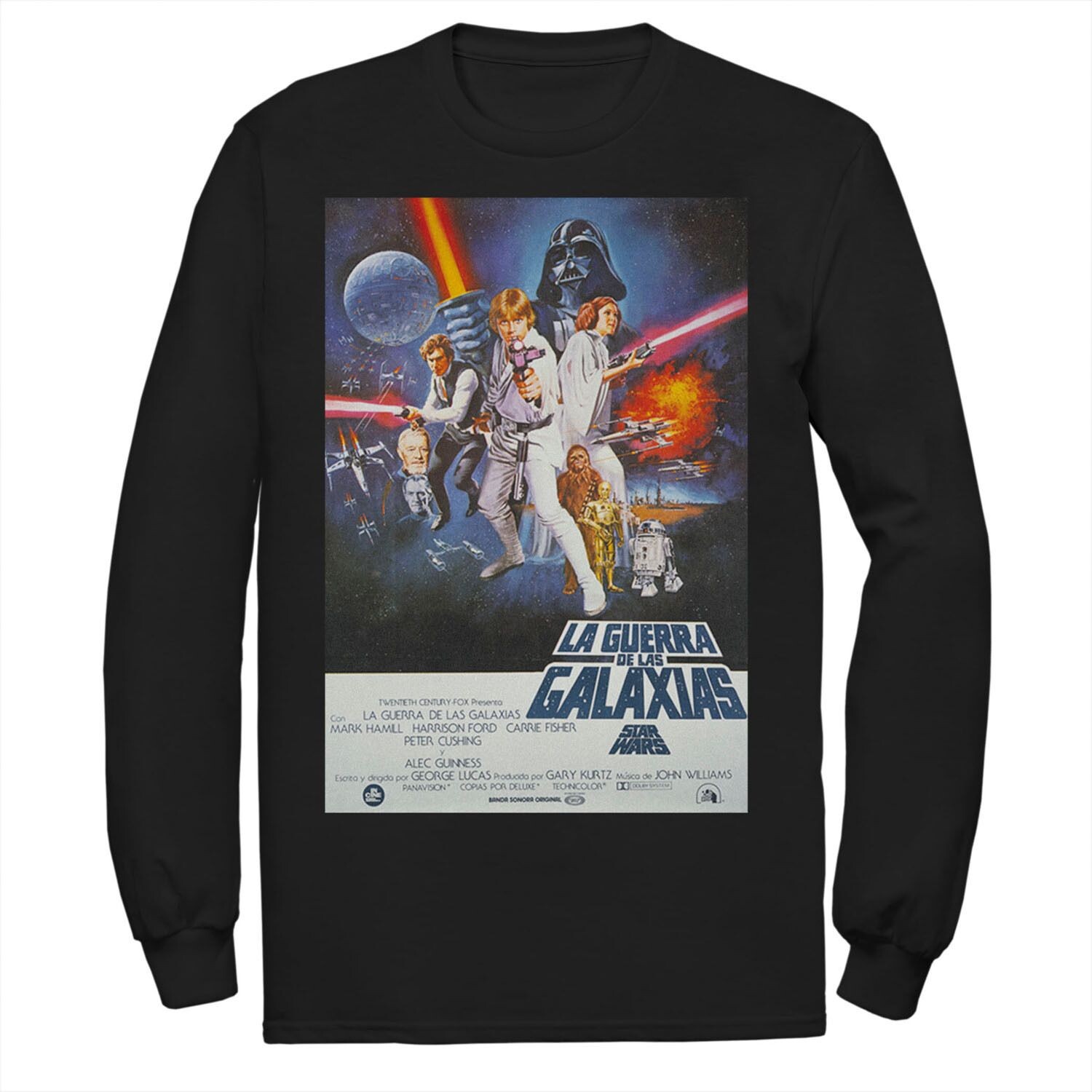 

Мужская винтажная футболка с плакатом «Звездные войны» La Guerra De Las Galaxias Star Wars