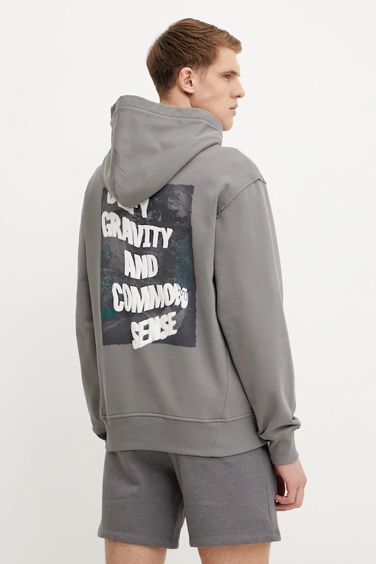 

Хлопковая толстовка Heritage Relaxed The North Face, серый