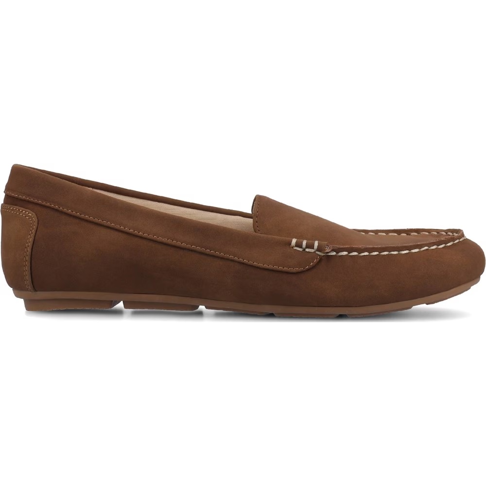Женские мокасины oreta driving loafer Journee, коричневый — фото 2