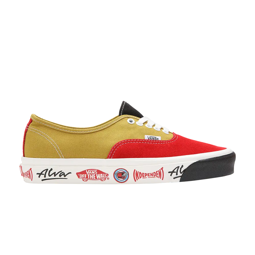 Ботинки Alva Skates x Authentic 44 DX Vans, красный
