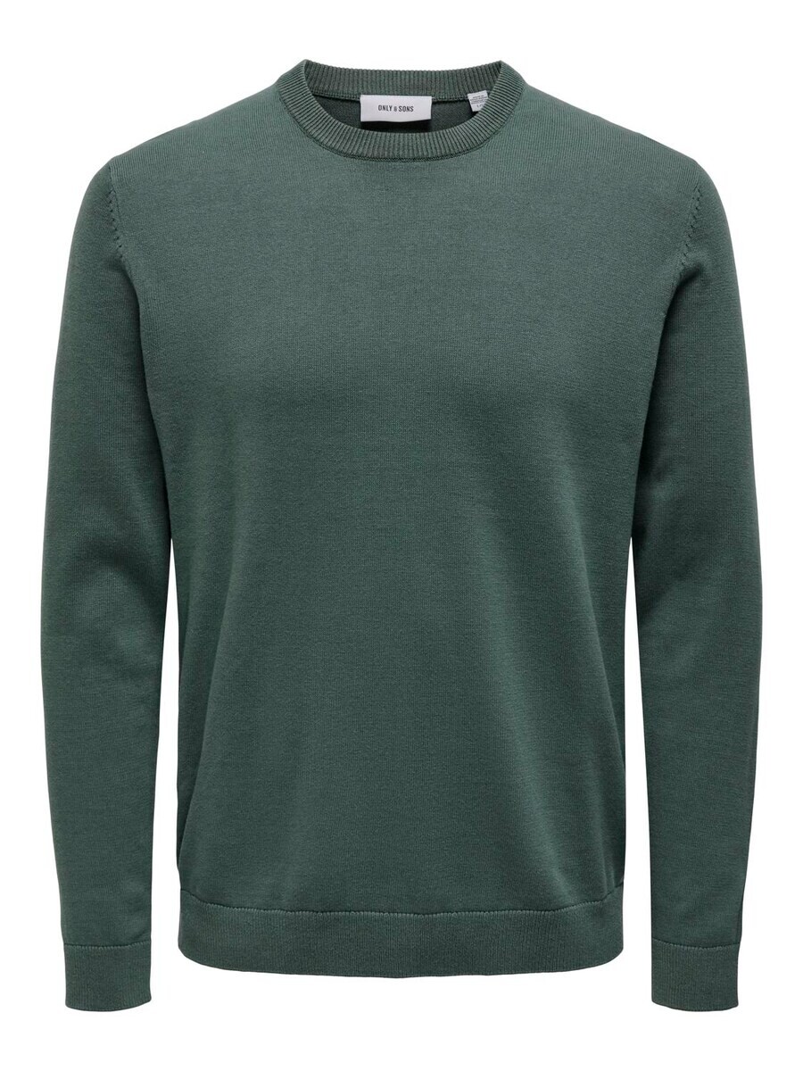 

Свитер Only & Sons Regular fit Sweater ONSAlex, темно-зеленый