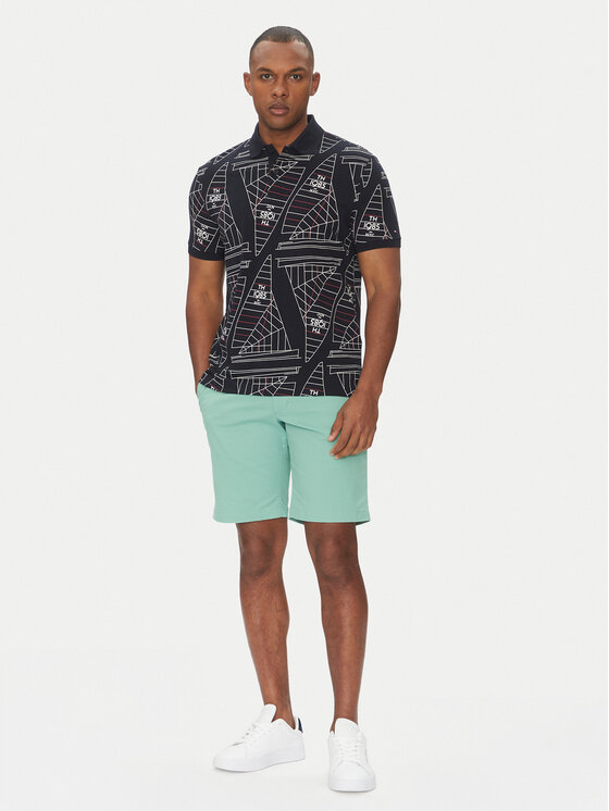 Рубашка поло стандартный крой Sailing MW0MW39309 Tommy Hilfiger, синий — фото 2