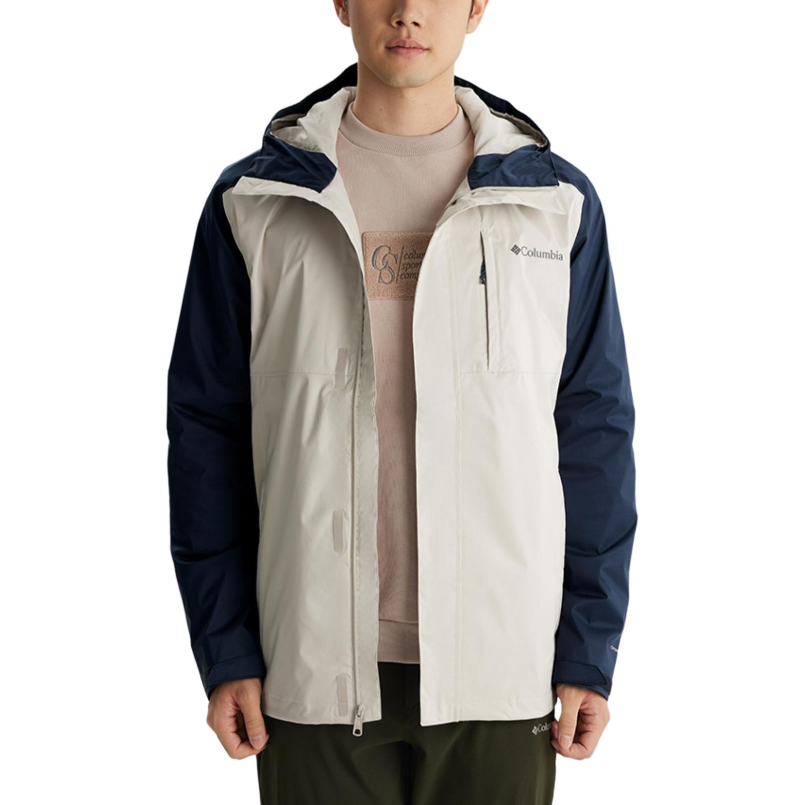 

Columbia Ветровка FW24 водонепроницаемая и ветрозащитная унисекс синяя белая, Blue White