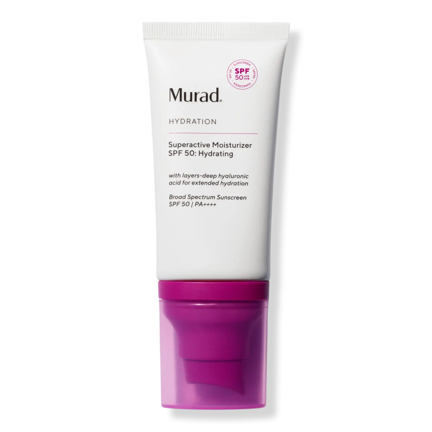 

Суперактивный увлажняющий крем для глубокого увлажнения с SPF 50 и гиалуроновой кислотой Murad