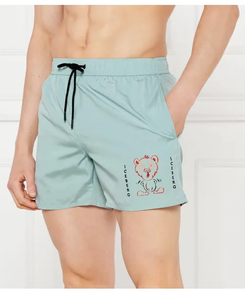 

Пляжные шорты Regular fit Iceberg, зеленый