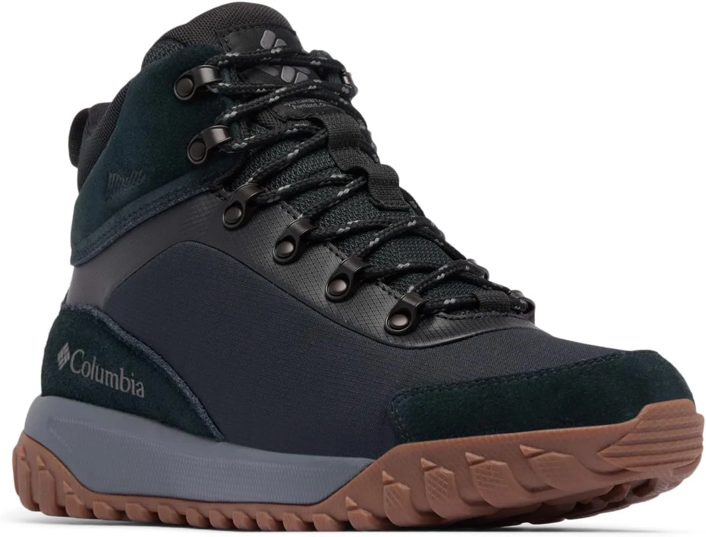 Водонепроницаемые зимние ботинки Columbia Burnsider для мужчин, Black City Grey