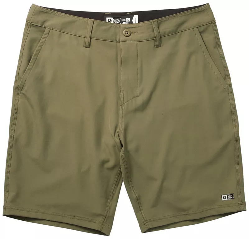

Мужские гибридные шорты Salty Crew Lowtide, цвет Olive