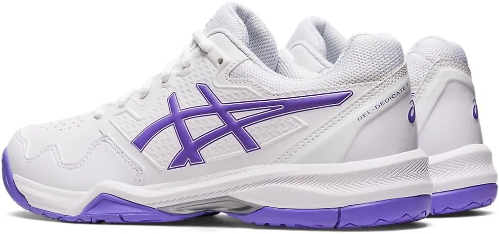 Кроссовки теннисные ASICS, цвет White/Amethyst — фото 3