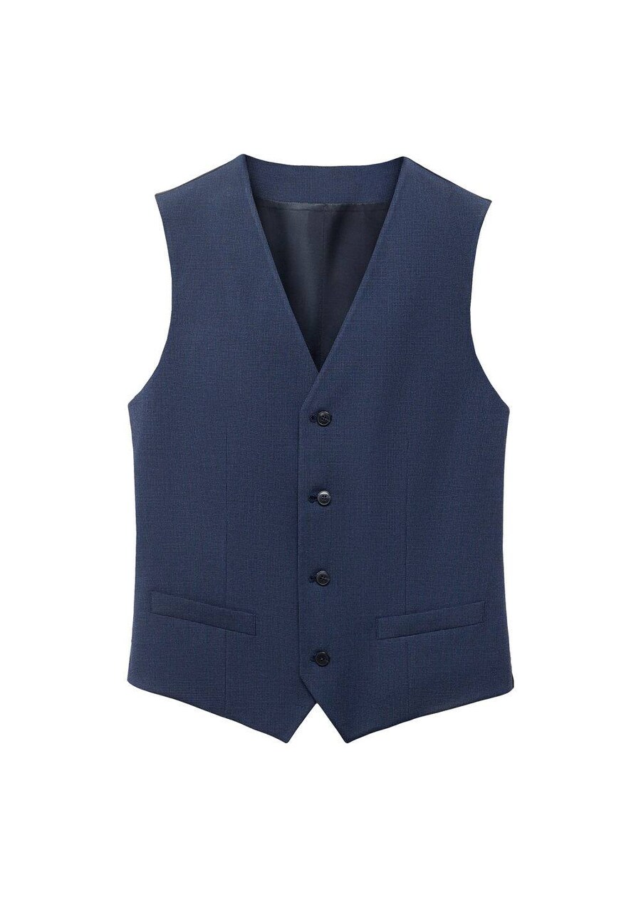 

Костюмный жилет MANGO MAN Paris, Royal blue