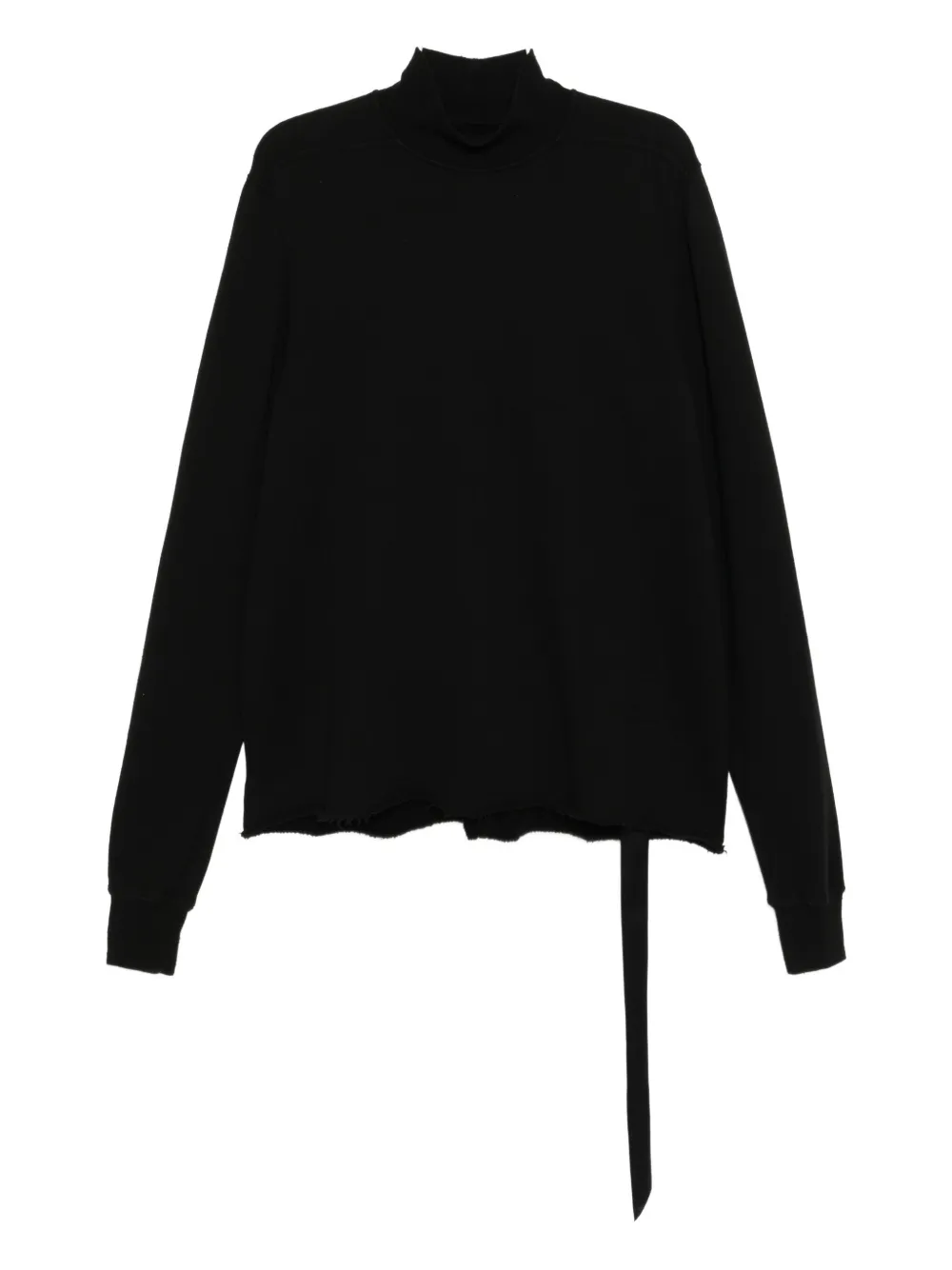 

Свитшот с двойным воротником-воронкой Rick Owens DRKSHDW, черный